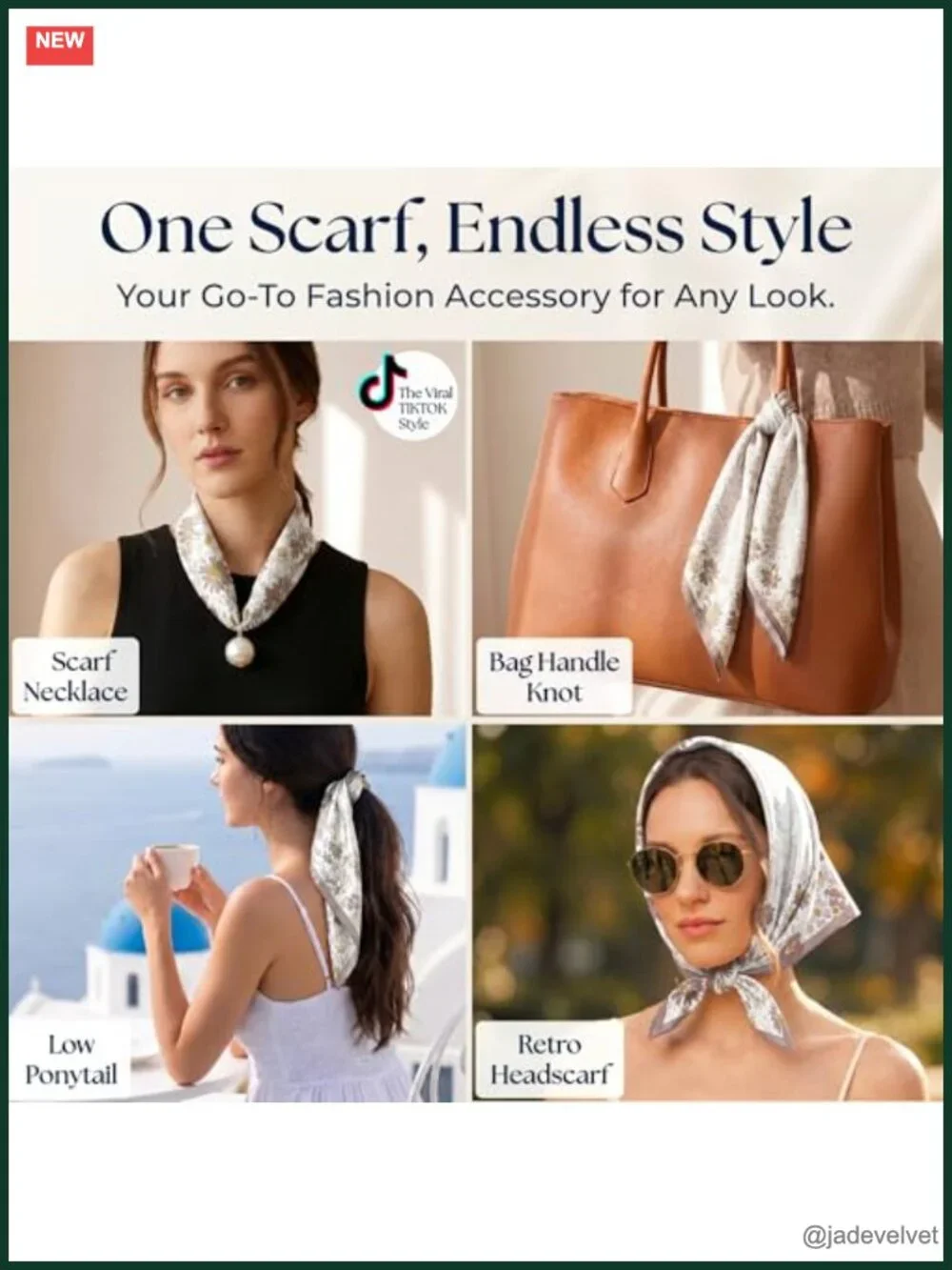 Pure Mulberry Silk Scarf – 11 Styling Ways – Lightweight Wrap - Neck Scarf